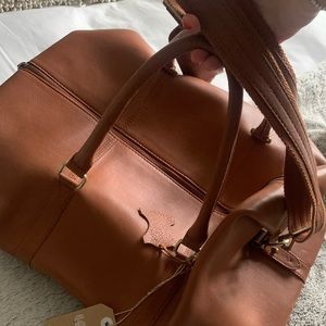 Brand - Left over Studio Handmade leather duffel